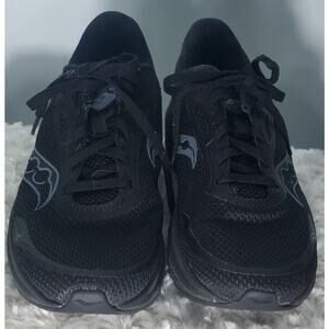 Saucony Womens Black Sneakers Size 6 Sporty Travel Athleisure Athletics